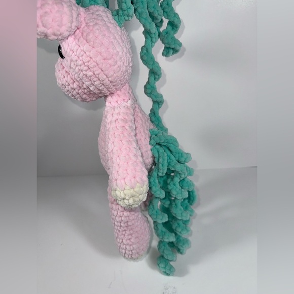 Unicorn crochet snuggler pink - Picture 7 of 7